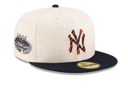 New York Yankees MLB Hemp Natural 59FIFTY