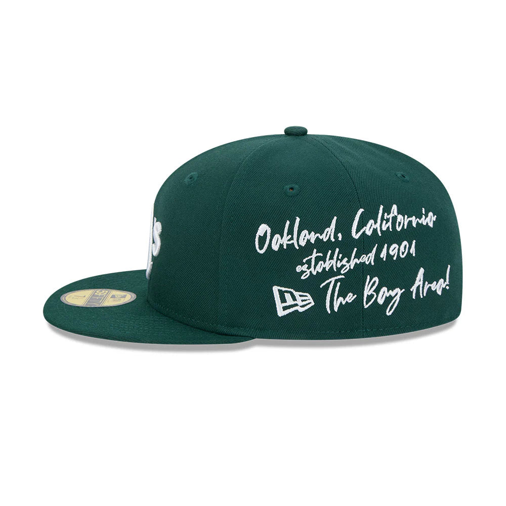 Oakland Athletics MLB Team Verbiage 59FIFTY Cerrada