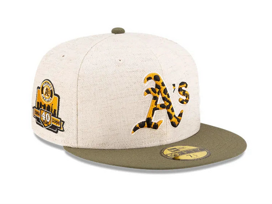 Oakland Athletics MLB Hemp Natural 59FIFTY