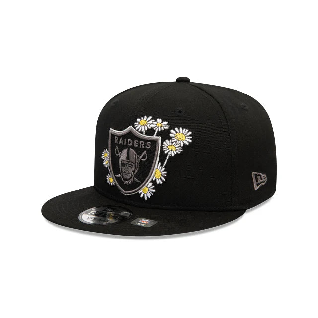 Las Vegas Raiders NFL Seasonal Flower 9FIFTY Snapback