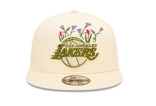 9Fifty NBA Los Angeles Lakers NBA Flower Icon Beige