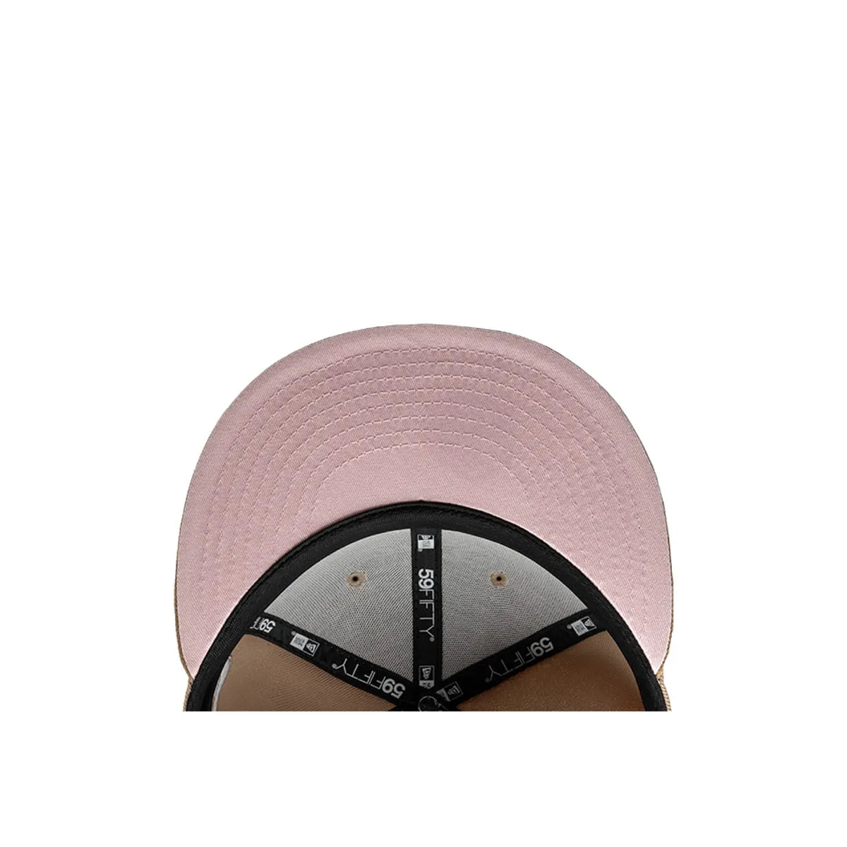 New York Yankees MLB Pink Khaki 59FIFTY Beige