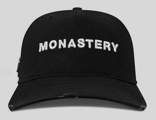 Monastery Embroidered Baseball White