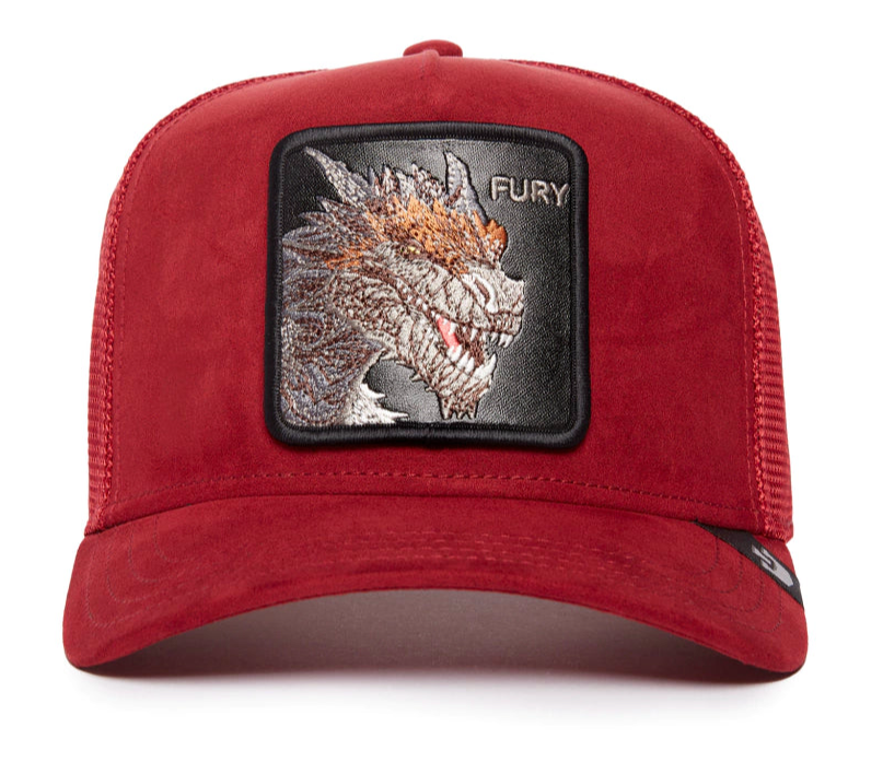 GOORIN BROS THE SUEDE FURY DRAGON RED