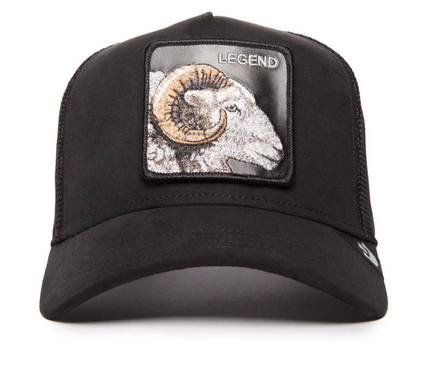 GOORIN BROS THE SUEDE LEGEND RAM BLACK