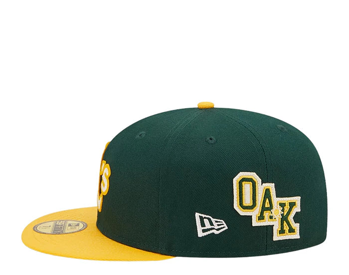 NEW ERA 59FIFTY MLB OAKLAND ATHLETICS LETTERMAN